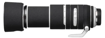 EASYCOVER Lens Oak Cover schwarz für Canon RF 100-500mm - Zubehör für Kameraobjektive, schützt vor Kratzern und Stößen, ideal für Outdoor-Fotografie.