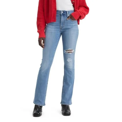 Levi's Damen 725™ High Rise Bootcut Jeans - Jeans in klassischer Bootcut-Form für einen beinstreckenden Look, schlanker Schnitt an Hüfte und Oberschenkeln, ideal für eine feminine Silhouette.