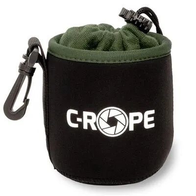 C-Rope Neopren Objektivbeutel Größe S - Fleece-Fütterung für optimalen Schutz, wasserabweisend und vielseitig einsetzbar