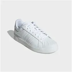 ADIDAS SPORTSWEAR Sneaker "STREETTALK" für Herren, Gr. 47, Cloud Weiß - Stylische Sneaker, inspiriert vom legendären adidas Superstar. Strapazierfähiges Synthetik-Obermaterial und Gummi-Cupsohle sorgen für einen sportlichen Look und hohen Tragekomfort.