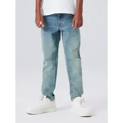 NAME IT Boy Jeans Slim Fit Sweat - Stylische Slim Fit Jeans für Jungen, ideal für jeden Anlass. Aus hochwertigem Material gefertigt, bietet sie Komfort und Bewegungsfreiheit. Perfekt kombinierbar mit T-Shirts oder Pullovern.