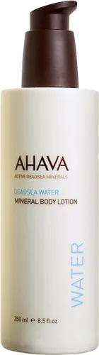 Ahava Deadsea Water Mineral Body Lotion 250 ml - Die Ahava Deadsea Water Mineral Body Lotion 250 ml ist eine schnell einziehende Lotion, die die Haut mit Mineralien versorgt und für ein geschmeidiges Hautgefühl sorgt. Ideal für alle Hauttypen, auch für empfindliche Haut geeignet.