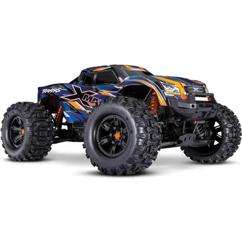 Traxxas RC X-Maxx 4x4 Monstertruck Belted 1:7 RTR Orange - Ultimativer Monstertruck mit 80 km/h Höchstgeschwindigkeit, extrem robust und selbstaufrichtend