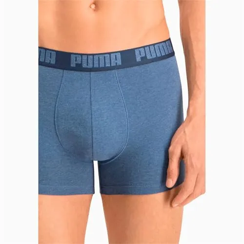 Puma Herren Basic Boxers Unterwäsche, Denim, L EU
