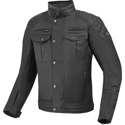 Bogotto Barton wasserdichte Motorrad Wachsjacke, schwarz, Größe S für Männer - Hochwertige Motorradjacke aus gewachster Baumwolle, stilvolles Design und praktische Details sorgen für optimalen Schutz und Komfort im Alltag.