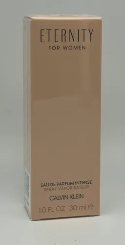 Calvin Klein Eternity EdP Nat. Spray Intense - Damendüfte mit veganen Inhaltsstoffen und nachhaltiger Produktion, intensiver Duft mit türkischer Rose und arabischem Jasmin für leidenschaftliche Verbindungen.