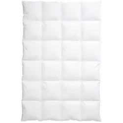 Centa-Star Winterdecke Harmony, Weiß, Textil, Füllung: Daunen, 135x200 cm, Made in Germany, Oeko-Tex® Standard 100, weich und anschmiegsam, reines Naturprodukt, hervorragender Wärmespeicher, für alle Schlafpositionen geeignet, atmungsaktiv, Schlaftextilien, Bettdecken, Winterdecken