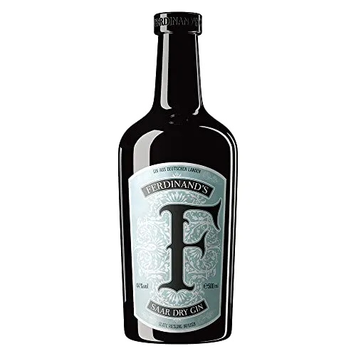 Ferdinand's Saar Dry Gin 44% - Exquisite Spätlese aus Deutschland - Premium Gin mit 44% Alkohol, hergestellt aus erlesenen Trauben der Spätlese 2017 – ein einzigartiger Genuss für Gin-Liebhaber.
