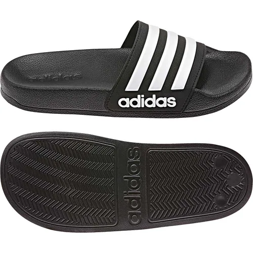 adidas Adilette Shower Slides Kids core black / ftwr white / core black (A0QM) 6 - Badeschlappen für Kids, ideal nach dem Schwimmen. Schnell trocknend, weich mit Cloudfoam Fußbett für besten Komfort. Perfekt für Baden und Wassersport.