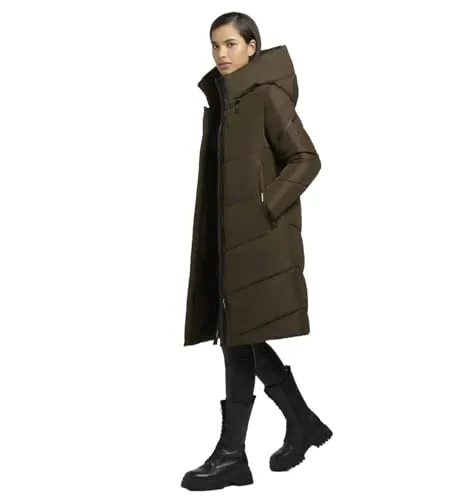 khujo Jange Frauen Wintermantel grün M 100% Polyester Basics, Casual Wear, Streetwear