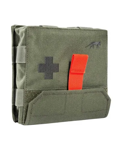 Tasmanian Tiger Erste-Hilfe-Set TT IFAK Pouch S MKII Oliv - Kompakte und flexible Erste-Hilfe-Tasche, ideal für unterwegs. Mit herausnehmbarem Panel zur individuellen Bestückung und M.O.L.L.E Reverse-System zur einfachen Befestigung an Rucksack oder Gürtel.