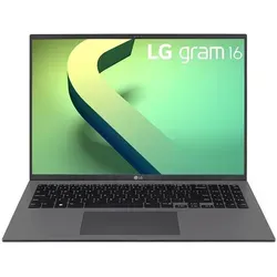 LG gram 16Z90Q-G.AA79G Notebook - Leistungsstarker Laptop mit Intel® Core™ i7, 16 GB RAM und 1 TB SSD. Das 16" WQXGA Anti-Glare Display bietet beeindruckende Klarheit und ein optimiertes 16:10-Seitenverhältnis für produktives Arbeiten.
