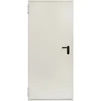 Hörmann Feuerschutztür T-30-1 87,5 x 200 cm - Stahltür mit hoher Feuerwiderstandsklasse T30, bietet optimalen Brandschutz für Wohn- und Gewerbeimmobilien.