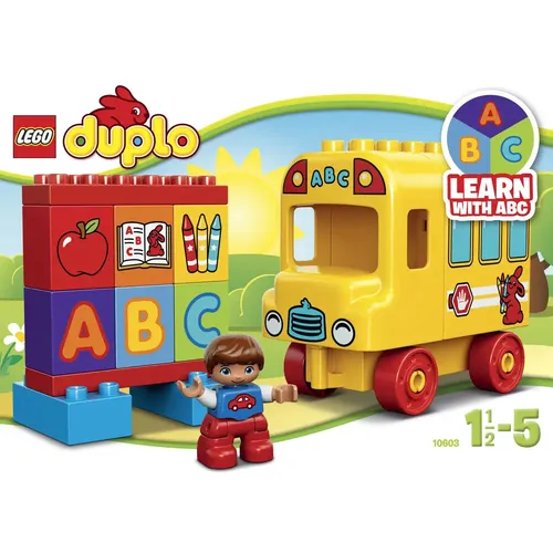 LEGO® DUPLO® 10603 Mein erster Bus - LEGO DUPLO Set für Kinder von 1,5 bis 5 Jahren, mit 17 Teilen – fördert kreatives Spielen und motorische Fähigkeiten.
