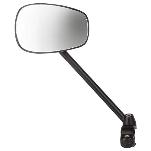 M-WAVE SPY BASE Fahrradspiegel, 3D verstellbar, 99 g - Der SPY BASE Fahrradspiegel überzeugt mit 3-dimensionaler Verstellbarkeit für optimale Sicht. Mit nur 99 g und einfacher Montage ist er ideal für sportliche Fahrräder und bietet durch die gewölbte Spiegelfläche ein weites Sichtfeld.