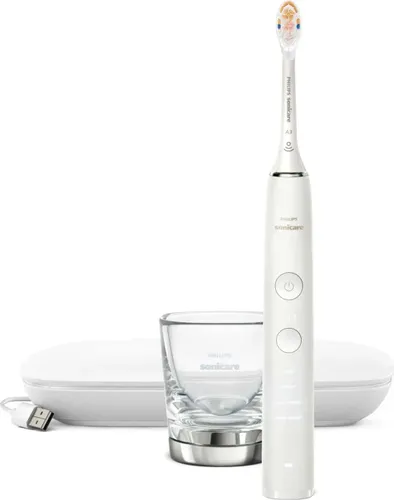 Philips Sonicare 9000 DiamondClean HX9911/19 Schallzahnbürste - Schallzahnbürste, entfernt effektiv Plaque und reinigt Zahnzwischenräume für ein strahlenderes Lächeln. Ideal für gesunde Zähne und Zahnfleisch.
