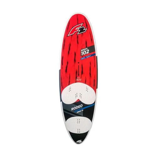 F2 Sale Windsurfboard Rodeo 88L Rot/Schwarz - Freestyle-Performance - Surfboards – Maximale Freestyle-Performance mit kompakter Bauweise und innovativer Carbonstruktur für spektakuläre Jumps und langlebige Stabilität.