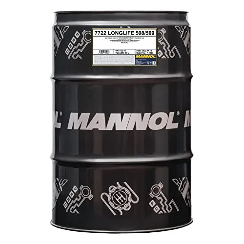 MANNOL 60 L Longlife 508/509 0W-20 Motoröl für Porsche und VW - Hochwertiges HC-Synthese Motoröl mit Porsche C20 und VW 508/509 Freigabe, ideal für langlebige Motorenpflege und optimalen Schutz.