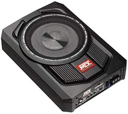 RTU8P Underseat Subwoofer - Car-HiFi-Lautsprecher mit 20cm (8') Subwoofer, 600W Peak Power und kompaktem Design für kraftvollen Bass unter dem Sitz.