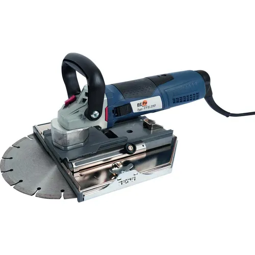 Bepo Montagefräse FFS 230 mit Diamant-Trennscheibe Ø 230 mm - Fräsmaschinen & Abrichthobel – leistungsstark mit 1900 Watt, stufenlos einstellbare Schnitttiefe bis 92 mm, ideal für präzise Montagearbeiten.