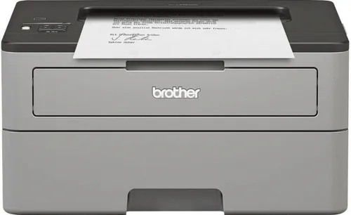 Brother HL-L2350DW Laserdrucker - Schwarz-Weiß Laserdrucker mit Duplexdruck und kabelloser Konnektivität, ideal für effizientes Arbeiten im Büro.