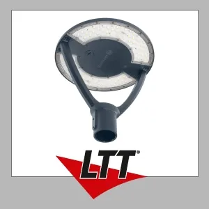 LEDVANCE URB LTRN V 29W SYM PS 830-840 IP66 GY - Vielseitige Wegbeleuchtung mit wählbarer Wattage und CCT, flimmerfreies Licht für angenehme Atmosphäre, energieeffizient und robust mit IP66-Schutz für den Außenbereich.