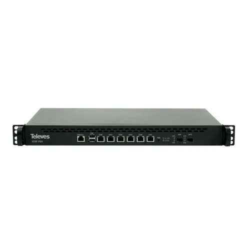 Televes VOIP-PBX200 Telefonanlage - Moderne VOIP-PBX-Telefonanlage für effiziente Kommunikation, ideal für Unternehmen mit hohem Telefonaufkommen.