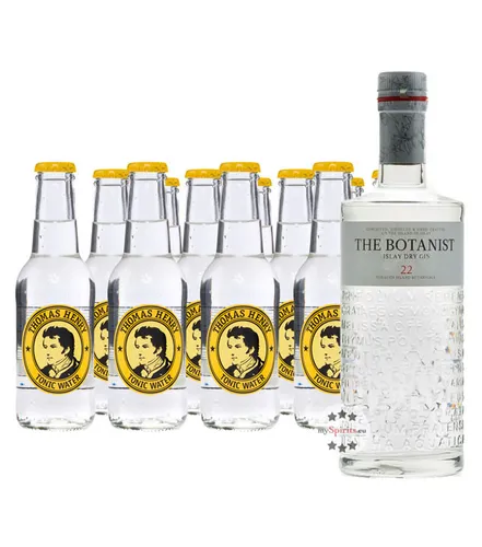 The Botanist Dry Gin & Thomas Henry Tonic Set - Genießen Sie die perfekte Kombination aus The Botanist Islay Dry Gin und Thomas Henry Tonic Water. Ideal für entspannte Abende und besondere Anlässe.