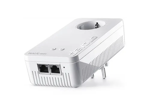 DEVOLO Magic 2 WiFi 6 next Powerline-Adapter - Powerline Adapter mit bis zu 3000 Mbit/s, ideal für stabiles WLAN in großen Haushalten dank intelligenter Mesh-Technologie und einfacher Installation.