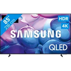 Samsung 85" QLED Q60F 4K (2025) - Großes Heimkino Erlebnis - Fernseher mit 85 Zoll QLED Display, 4K UHD Auflösung für lebendige Farben und beeindruckende Details. Ideal für Filmabende dank einfacher Streaming-Zugriffe und Q-Symphony für perfekten Sound.