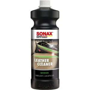 Sonax Lederreiniger Profiline Schaum, 1 Liter - Autopflege & Motorradpflege: Extra starker Schaumreiniger für Glattleder, entfernt hartnäckigen Schmutz schonend und effektiv, ideal für hochwertige Ledersitze im Auto.