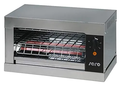 Esmeyer SARO Toaster Modell BUSSO T1 - Großküchentechnik mit Quarz-Heizelementen für gleichbleibende Ergebnisse, ideal für Gastronomie und Catering.