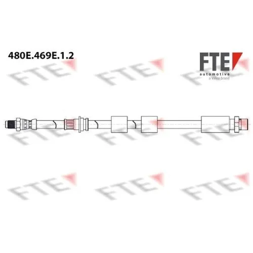 FTE Bremsschlauch 9240687 - Hochwertiger Bremsschlauch für zuverlässige Bremsleistung, ideal für sichere Fahrten und optimale Fahrzeugkontrolle.