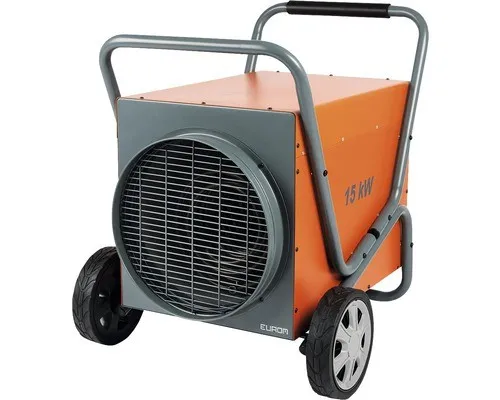 Eurom Heat-Duct-Pro 15kW Werkstattheizung - Werkstatt Heizlüfter mit 15kW Leistung, ideal für große Räume und Garagen, ausgestattet mit Thermostat und IP24 Schutz für Sicherheit und Effizienz.