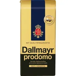 DALLMAYR prodomo Ganze Bohnen Kaffee 500g - 12er Pack - Erleben Sie den vollmundigen Genuss von DALLMAYR prodomo in ganzen Bohnen. Aromasicher verpackt, ideal für Kaffeeliebhaber, die Wert auf höchste Qualität legen.