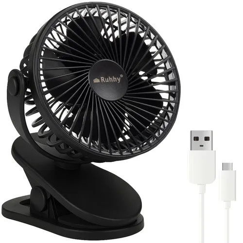 Kabelloser Tragbarer Tischventilator Mit Clip Wiederaufladbar USB PC