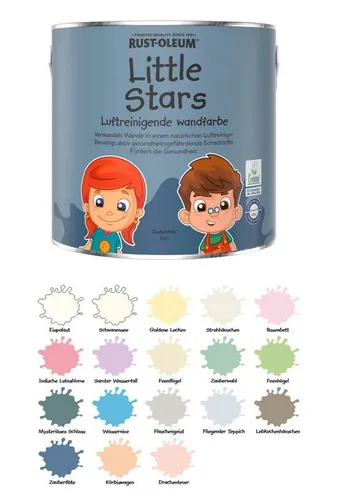 Alpina Wandfarbe Little Stars 2,5 L. Luftreinigende Wandfarbe Kinderzimmer Gesundheit