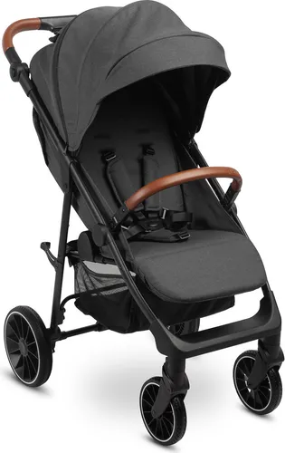 CARETERO ELMA Kinderwagen Buggy mit Liegefunktion Klappbar, 8,5 kg - Dunkelgrau