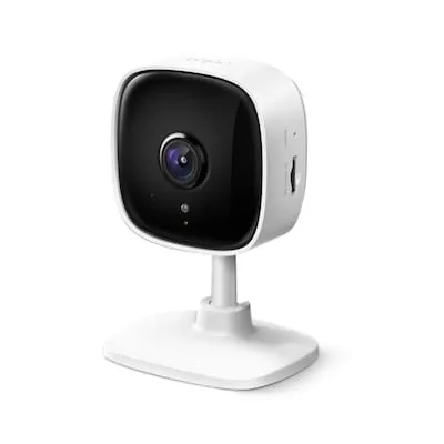 tp-link Tapo C100 - Indoor WLAN Sicherheitskamera mit 2-Wege Audio, 9m Nachtsicht für effektive Smart-Home Sicherheit in Weiß