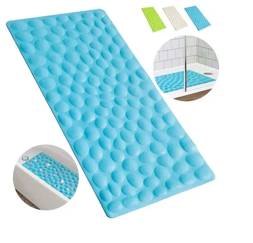 Refined Living Duschmatte Badewannenmatte rutschfest, Antirutschmatte für Badewanne, Badematte, 100% BPA-frei, schimmelresistent & maschinenwaschbar, [80x40]cm,100% BPA-frei