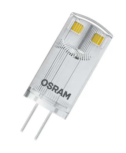 5er Pack OSRAM LED Lampe BASE PIN G4 12 V 0.9W 827 Clear G4 Warmweiss 4058075758