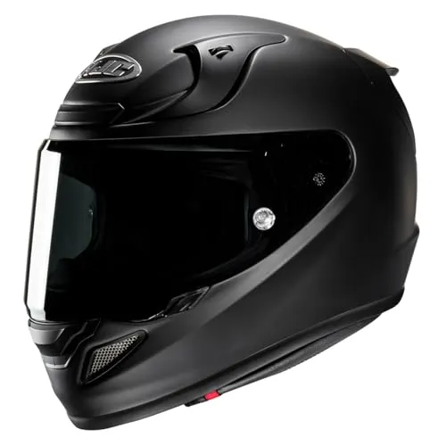 HJC RPHA12 MATTE BLACK XL - Motorradhelm mit Premium Integrated Matrix, bietet herausragenden Schutz und Komfort, leicht und mit antibakteriellem Innenfutter für optimale Atmungsaktivität.
