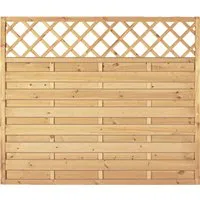T & J Sichtschutzzaun Maxi-Massiv-Ranki Grün 180 x 150 cm - Sichtschutzzäune aus hochwertigem, kesseldruckimprägniertem Holz, bieten individuellen Flair und Stabilität für Ihren Garten.