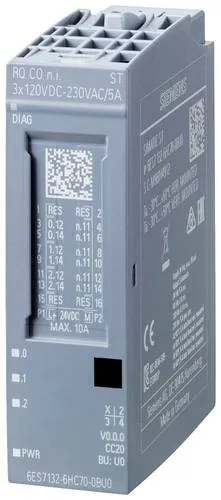 Siemens 6ES7132-6HC70-0BU0 - SIMATIC ET 200SP Relaismodul - Siemens LOGO! System, multifunktionales und dezentrales Peripheriesystem mit platzsparender Bauweise und flexiblen Kommunikationsmöglichkeiten für maximale Effizienz.