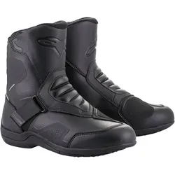 Alpinestars Ridge V2 Motorradstiefel, wasserdicht, schwarz, Größe 36 - Robuste Motorradstiefel mit thermoverschweißten Bereichen für erhöhte Haltbarkeit. Die wasserdichte Membran sorgt für trockene Füße, während die ergonomische Form für hohen Komfort während der Fahrt sorgt.