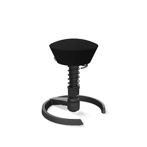Aeris Bürohocker 'Swopper' in Schwarz - Ergonomischer Bürostuhl mit 3D-Technologie für optimale Bewegung und Gesundheit, ideal für modernes Office oder Jugendzimmer.
