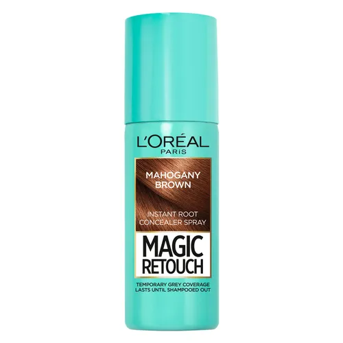 L’Oréal Paris Magic Retouch Spray Mahogany Brown 75 ml - Haarfarbe, Ansatzspray für Damen, kaschiert schnell graue Haare und Farbunterschiede, ideal für den schnellen Farbauffrischung zwischen Friseurbesuchen.