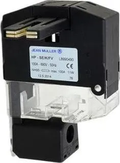 HP-SE/K temporäre Anschlusssicherung - Flüssigkeitsdurchflussmesser mit Huckepack-Sicherung, 100 A, transparentem Deckel und IP20 Schutzart – ideal für sichere und zuverlässige Anwendungen.