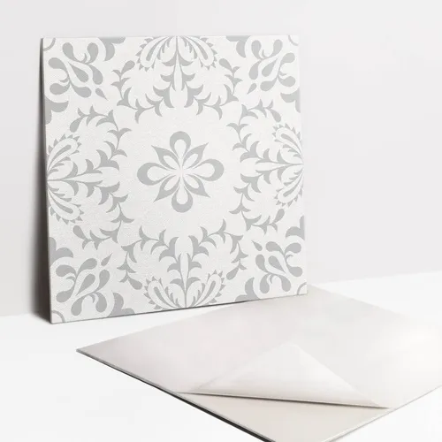 Vinyl-Wand- und Bodenverkleidung PVC-Fliesen Zierreben - Selbstklebende Vinyl-Fliesen in modernem Design, ideal für Büro, Wohnzimmer, Küche und Esszimmer. Maße: 30x30 cm, einfach anzubringen und pflegeleicht.