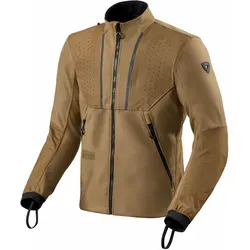 Revit Surface Motorrad Textiljacke, braun, Größe L - Robuste Offroad-Jacke mit Vollstretch für optimale Bewegungsfreiheit. Hergestellt aus strapazierfähigem CORDURA® 750D Ripstop und atmungsaktivem PWR|Shell-Stretch für besten Tragekomfort.